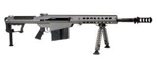 Barrett Firearms M107A1-S 50 BMG Semi-Auto Rifle - 20" - Tungsten Grey
